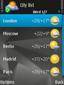 nokia n79 software handy weather app for s60